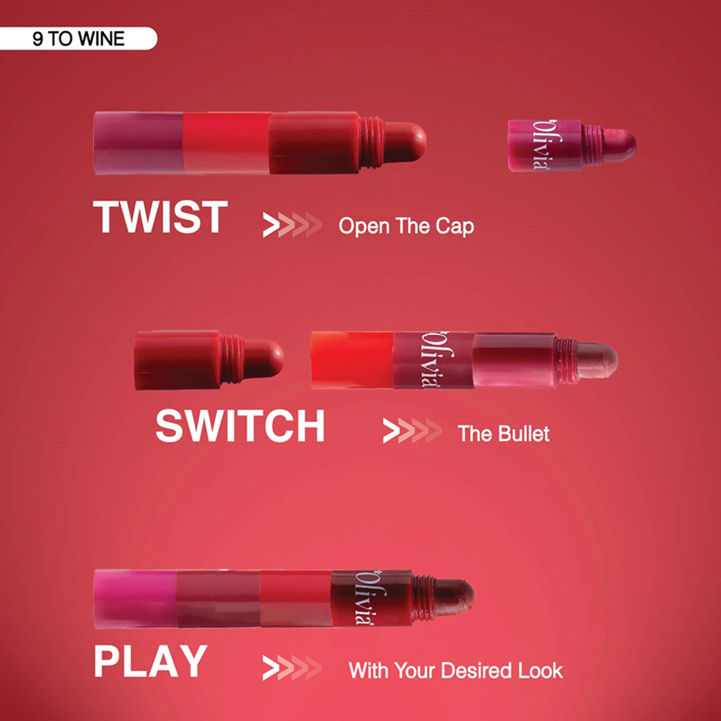 Olivia Pocket Glam Lip Color Stack 6G