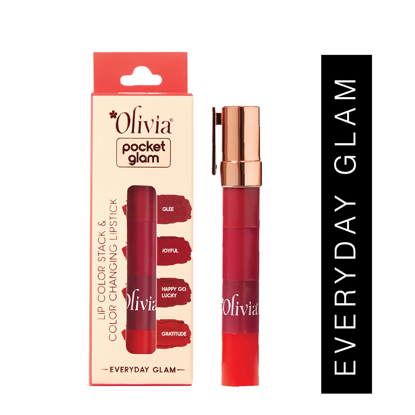 Olivia Pocket Glam Lip Color Stack 6G