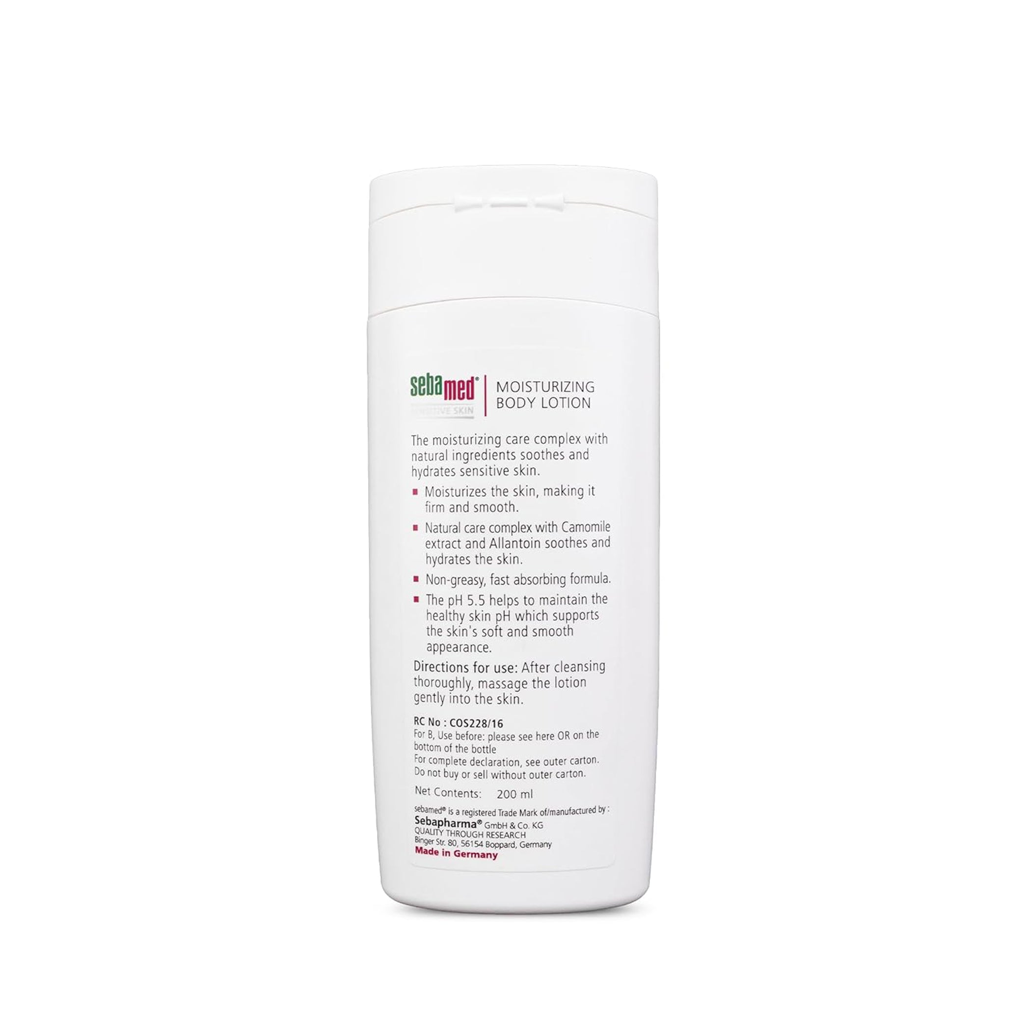 Sebamed Moisturizing Body Lotion For Normal Skin