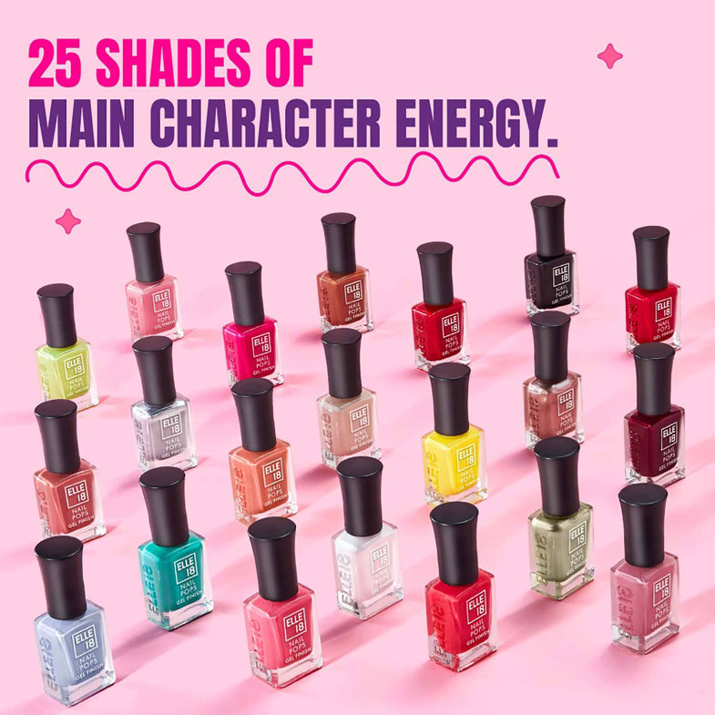 Lakme Elle 18 Nail Pop Gel Finish 10ML