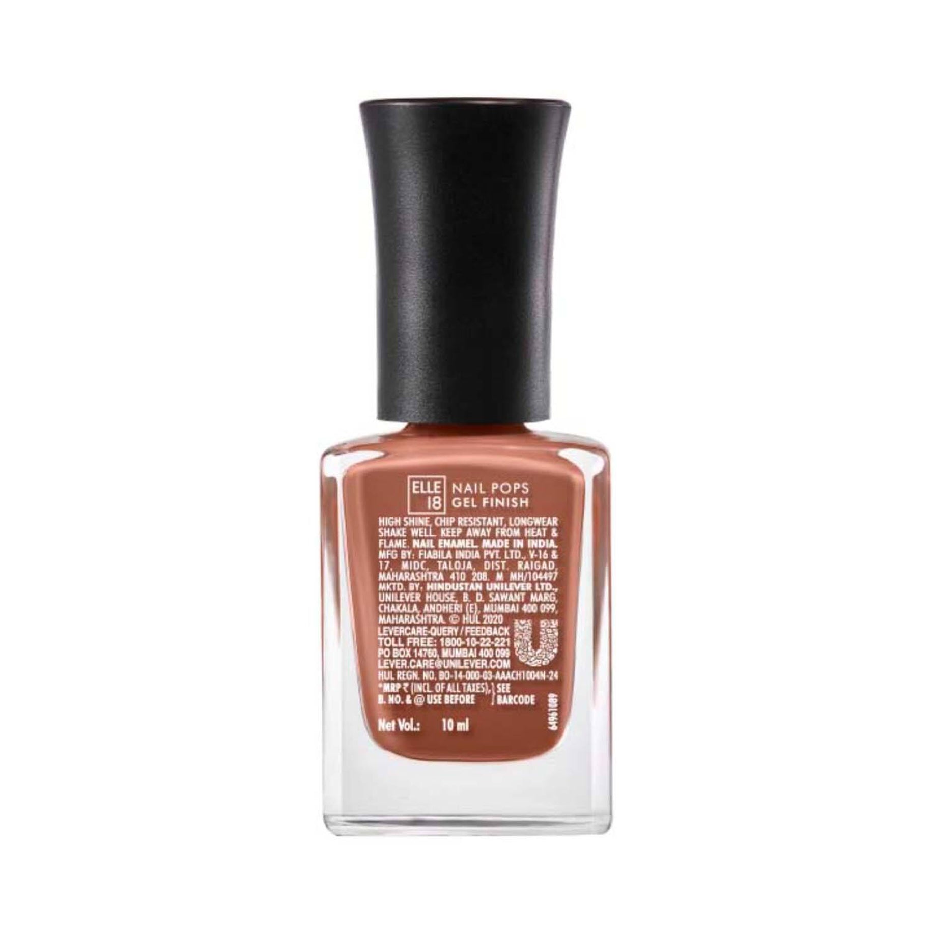 Lakme Elle 18 Nail Pop Gel Finish 10ML