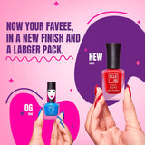 Lakme Elle 18 Nail Pop Gel Finish 10ML