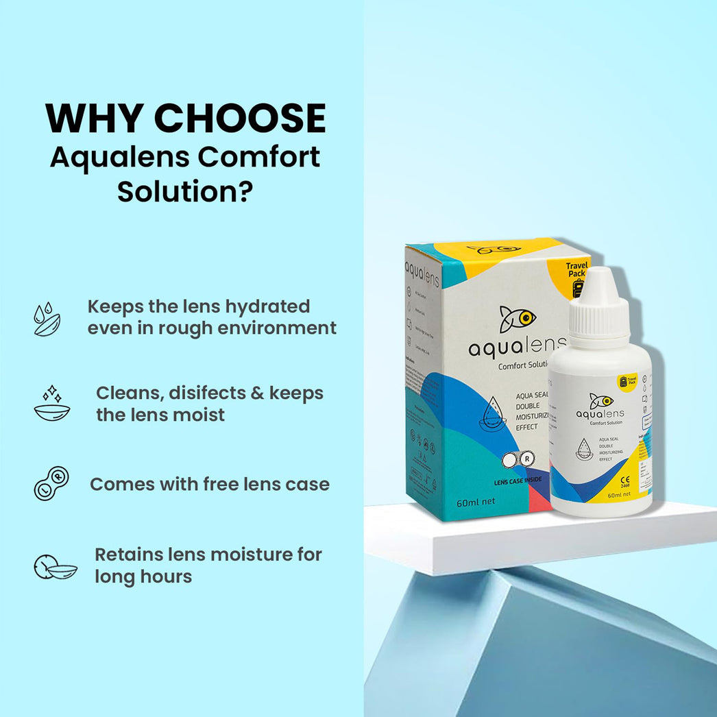 Aqua Lens Comfart Solution (Lens Case Inside)