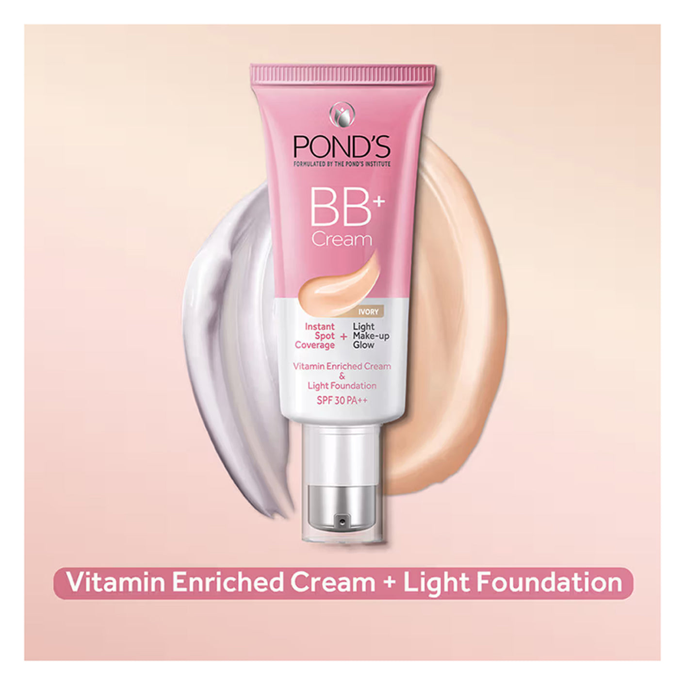 Ponds Instant Coverage & Glow Bb+ Cream 30G