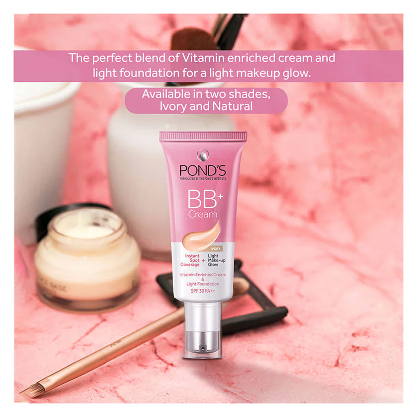 Ponds Instant Coverage & Glow Bb+ Cream 30G