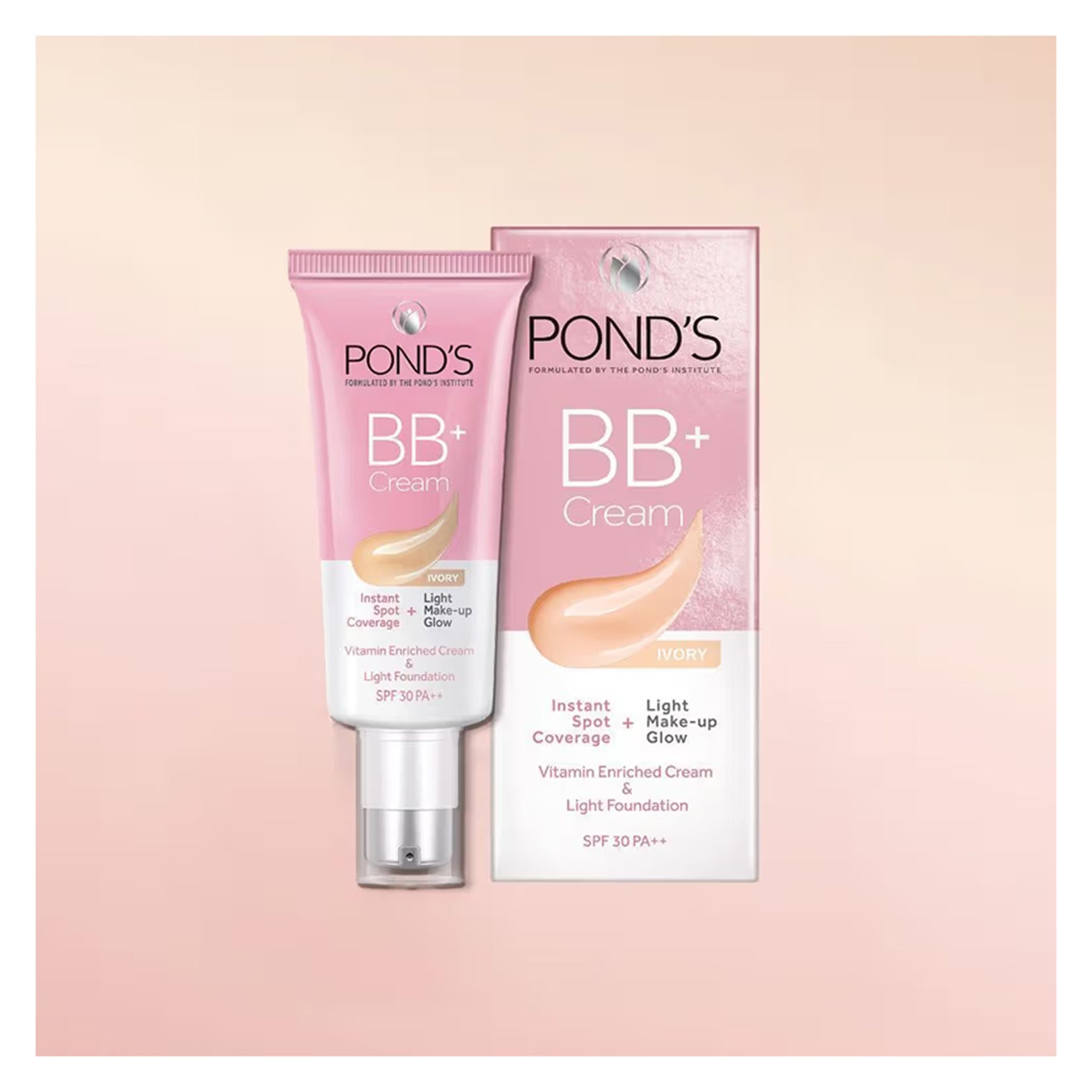 Ponds Instant Coverage & Glow Bb+ Cream 30G