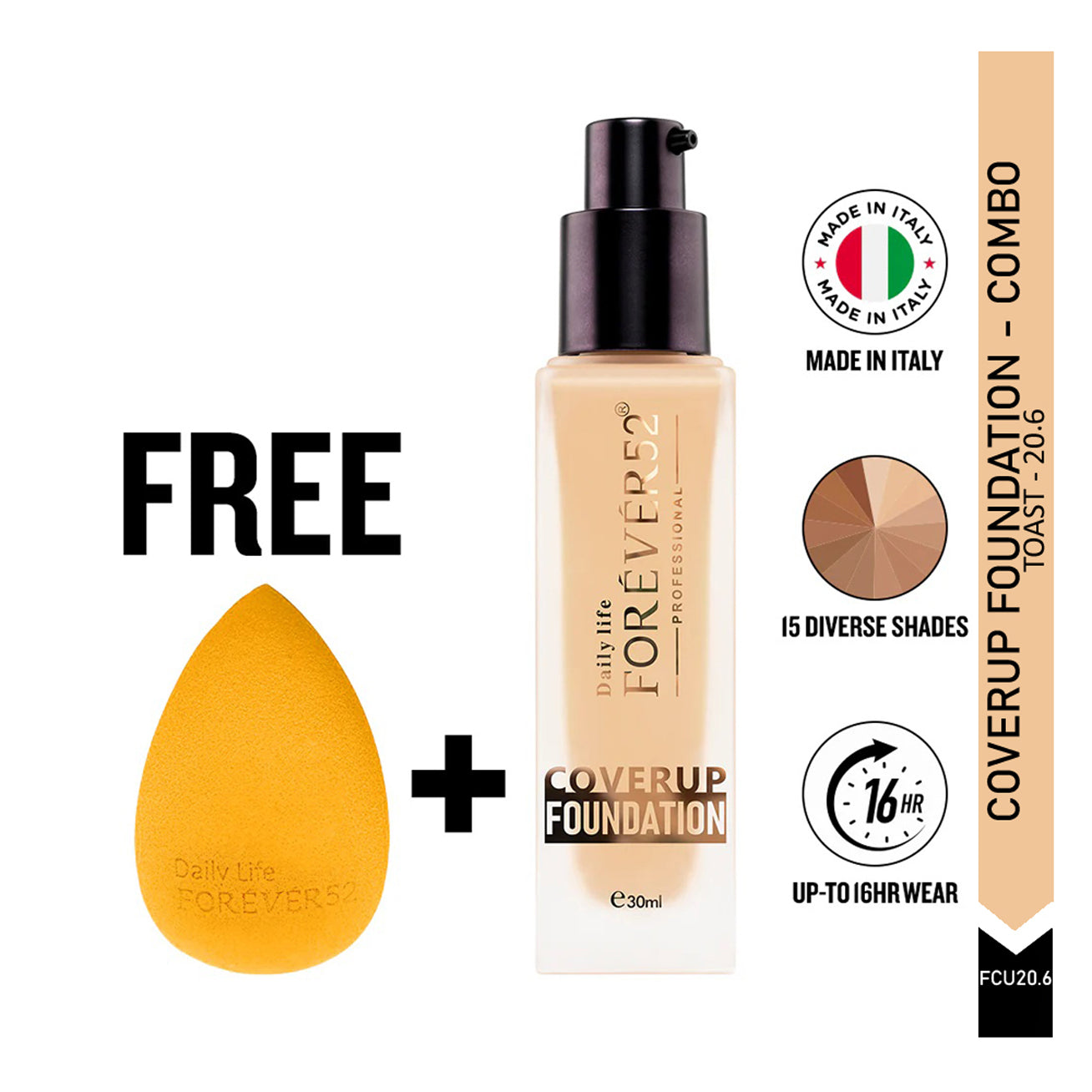 Forever52 Coverup Foundation - Combo