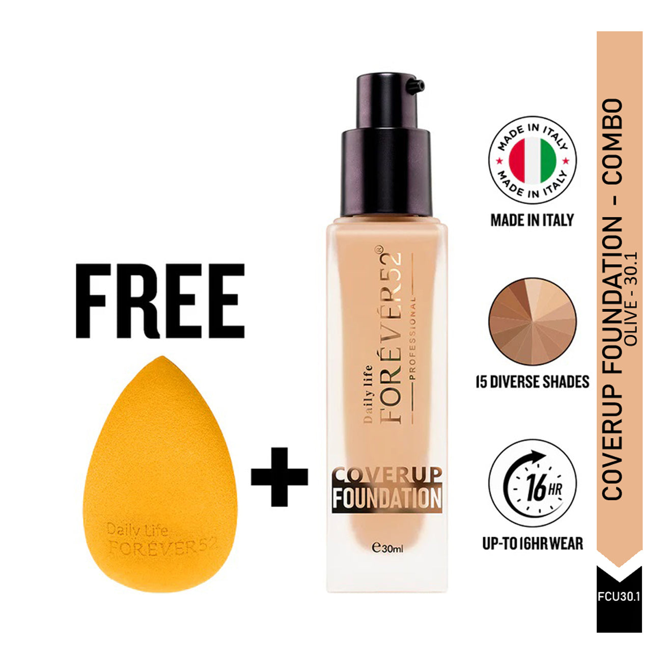 Forever52 Coverup Foundation - Combo