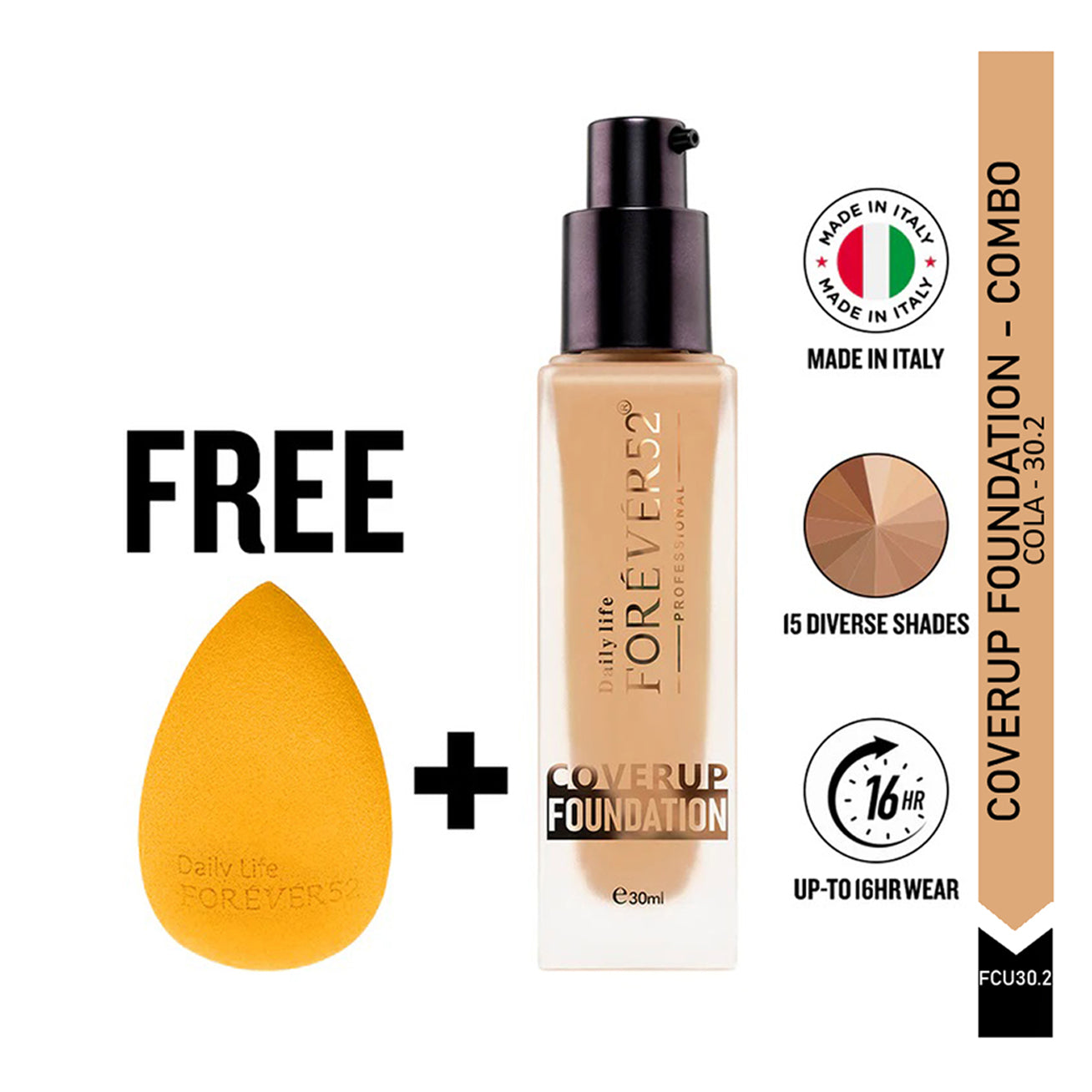 Forever52 Coverup Foundation - Combo