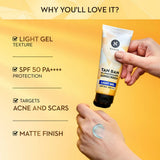 Sugar Tan Ban 4Per Niacinamide Sunscreen Light Gel SPF 50+ PA++++