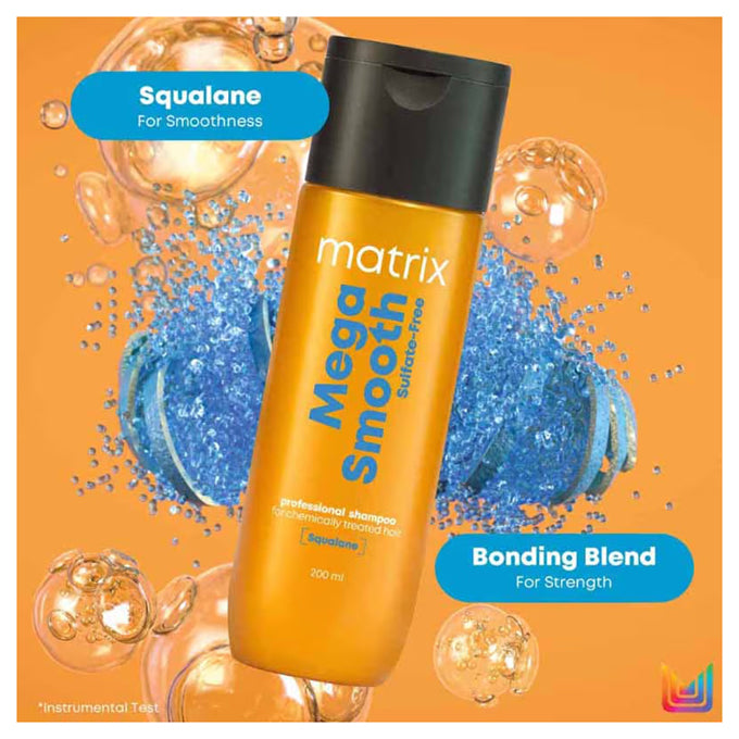 Matrix Mega Smooth Sulfate Free Shampoo Squalana