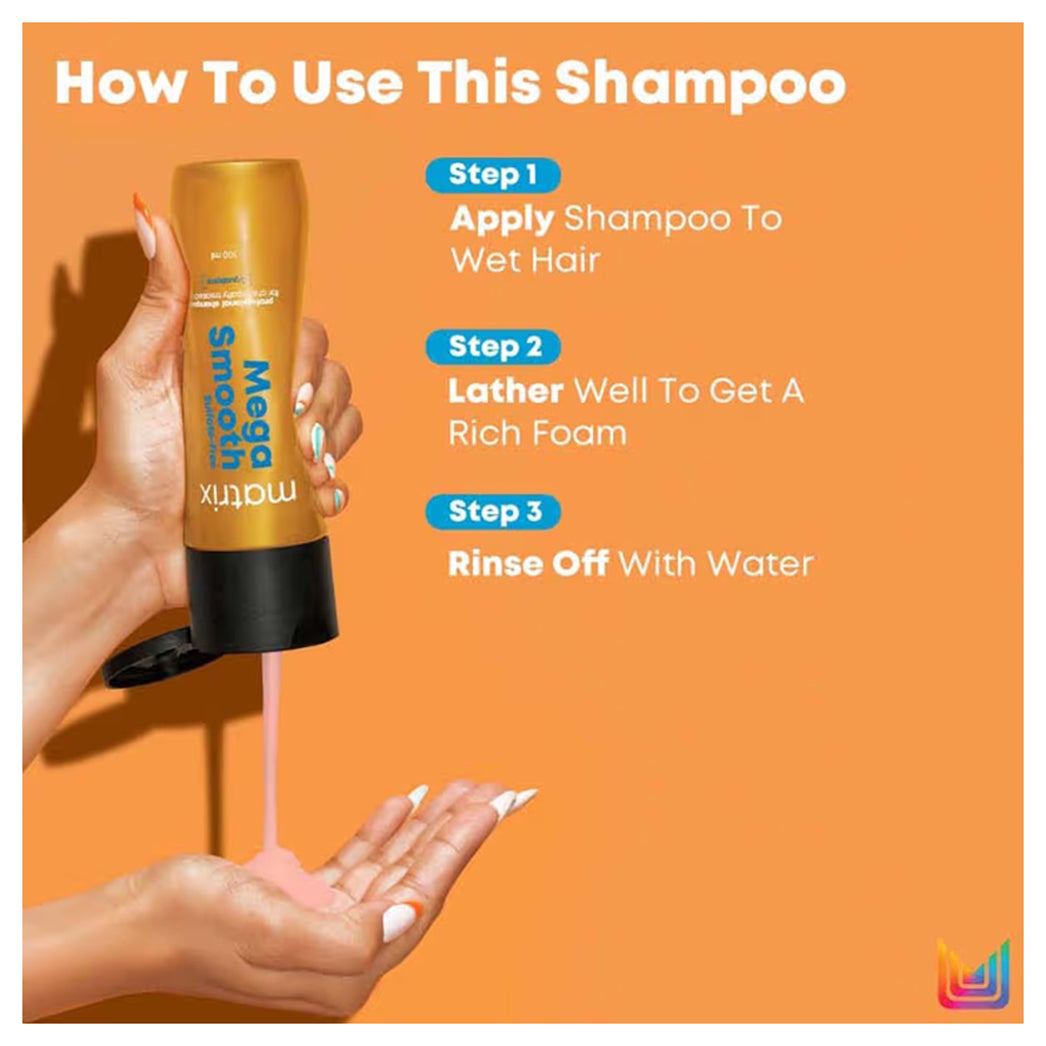 Matrix Mega Smooth Sulfate Free Shampoo Squalana