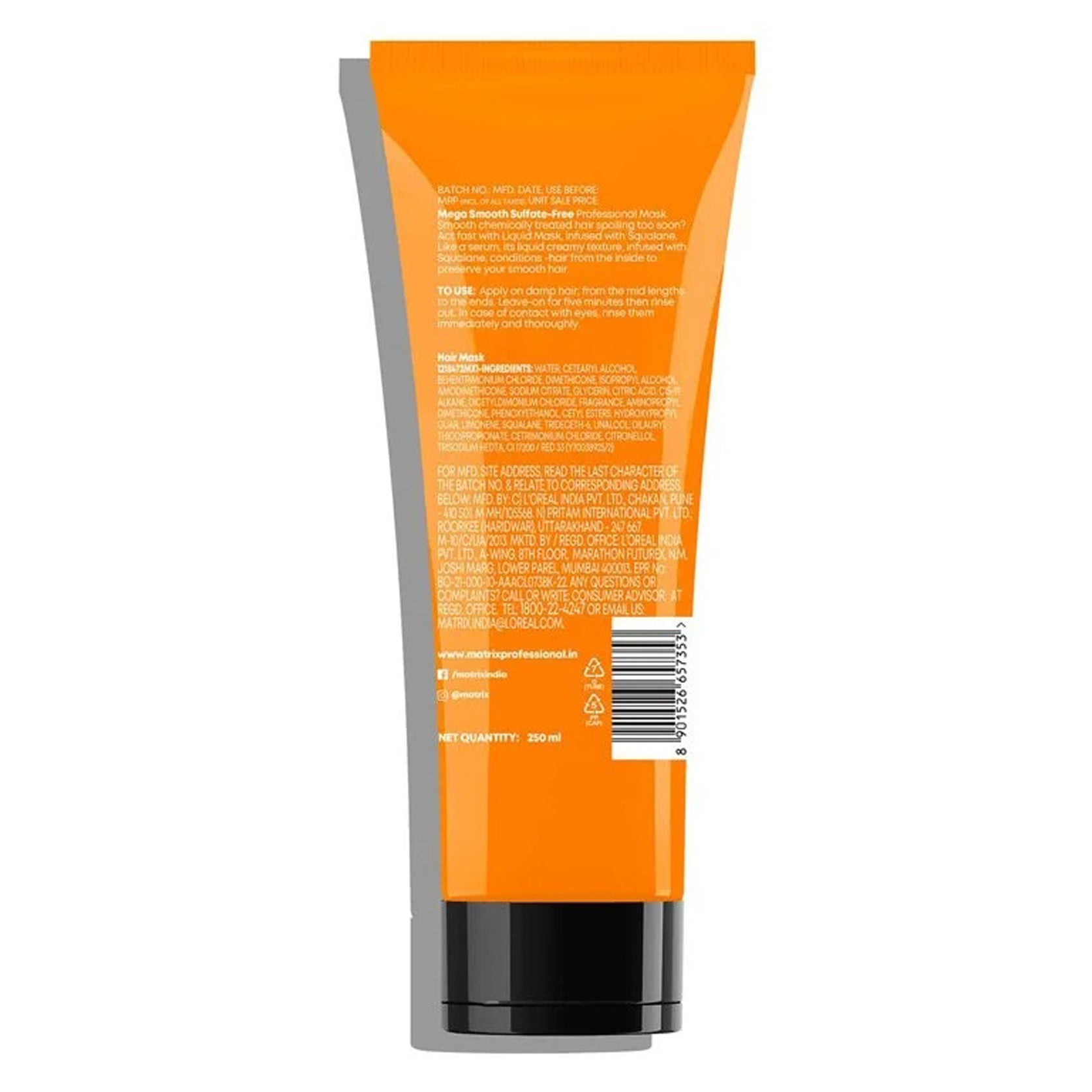 Matrix Mega Smooth Sulfate-Free Liquid Hair Mask Squalane