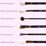 Felic 21 Brush Set Beginner S Beauty (Set Of 6)