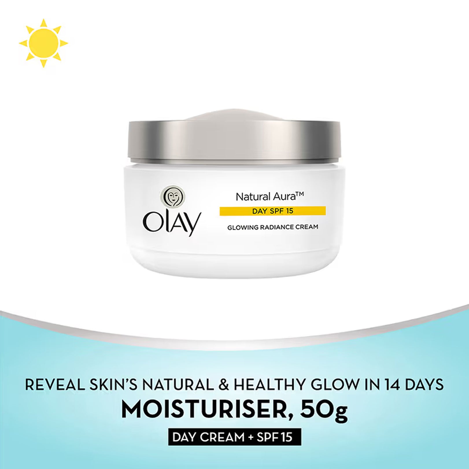 Olay Natural Aura Day Cream With Spf 15 Glowing Radiance Cream