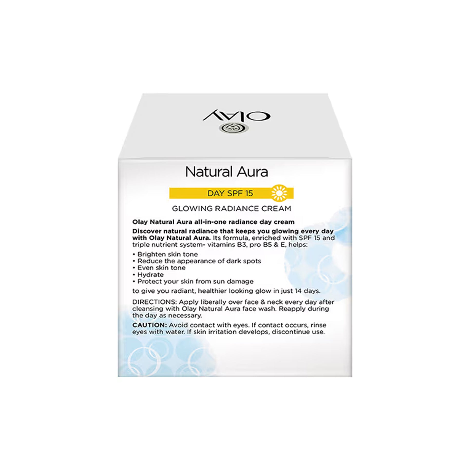 Olay Natural Aura Day Cream With Spf 15 Glowing Radiance Cream