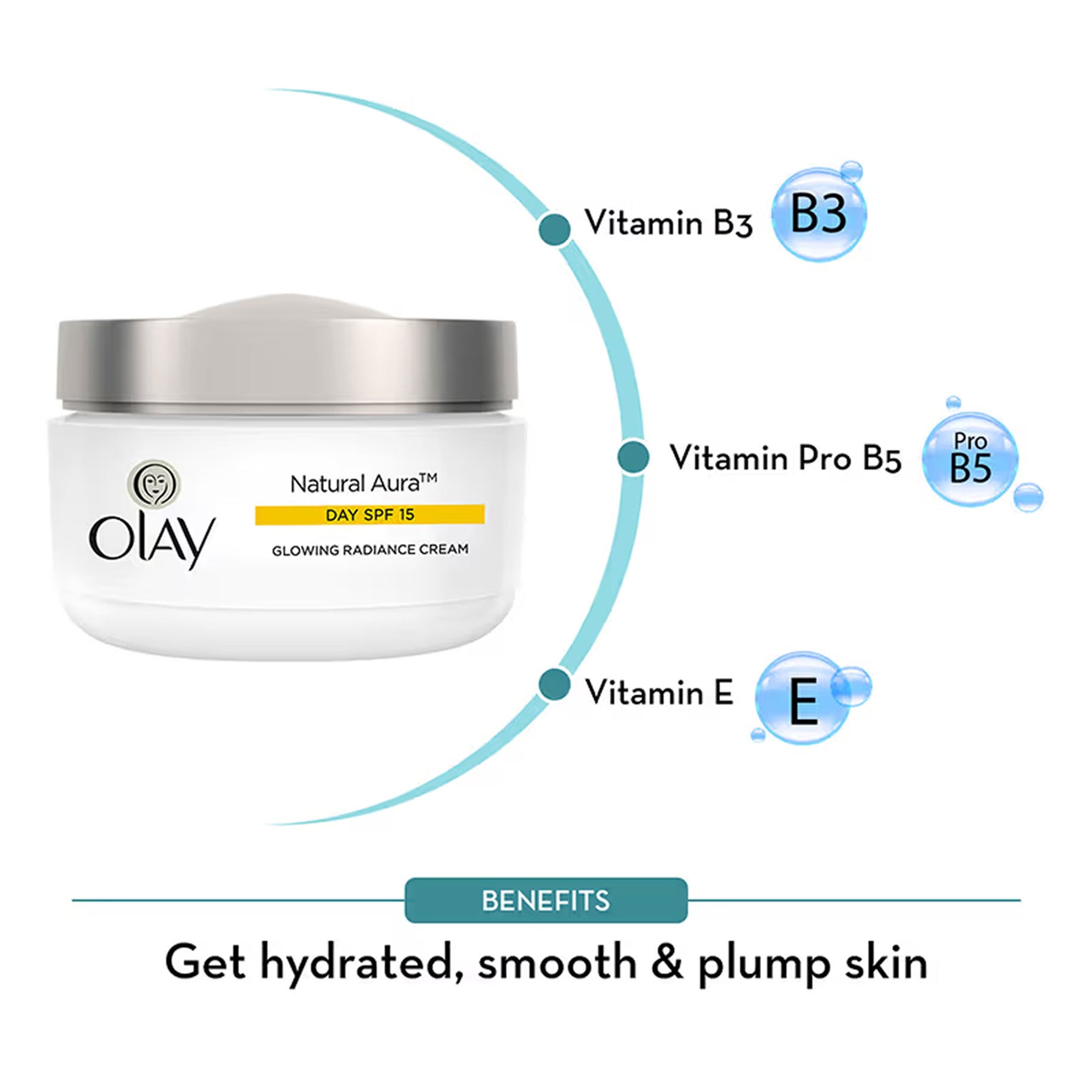 Olay Natural Aura Day Cream With Spf 15 Glowing Radiance Cream