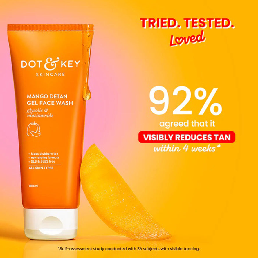 Dot & Key Mango Detan Gel Gel Face Wash 100ML