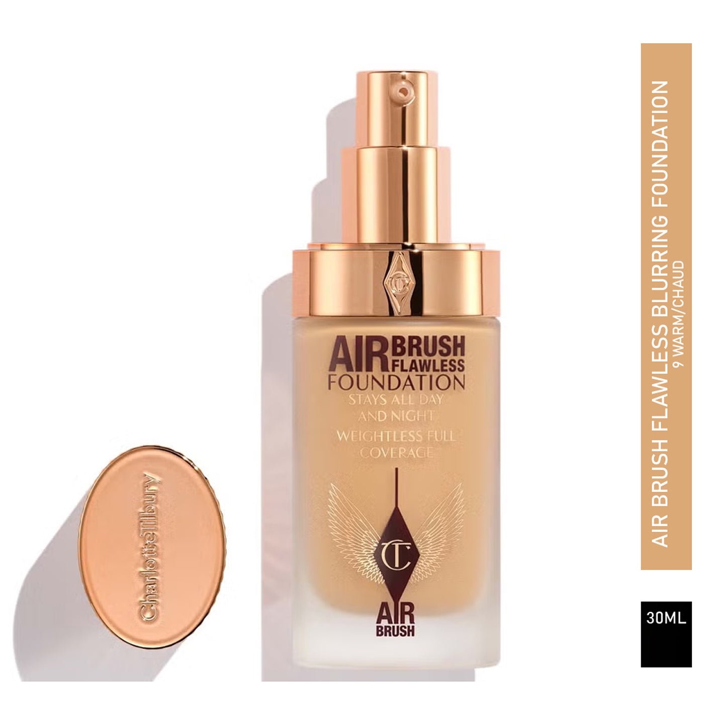 Charlotte Tilbury Air Brush Flawless Blurring Foundation 30ml (New)