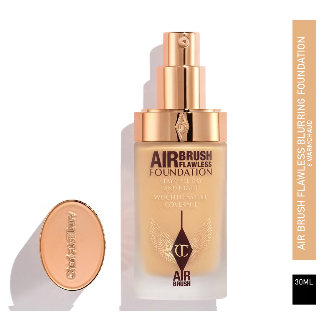 Charlotte Tilbury Air Brush Flawless Blurring Foundation 30ml (New)