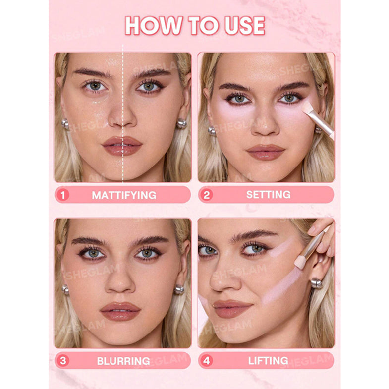 Sheglam Insta - Ready Ultra - Fine Blur & Lift Setting Powder Duo 7*2g