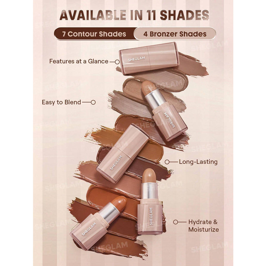 Sheglam Buttery Buff Contour & Bronzer Stick 6g