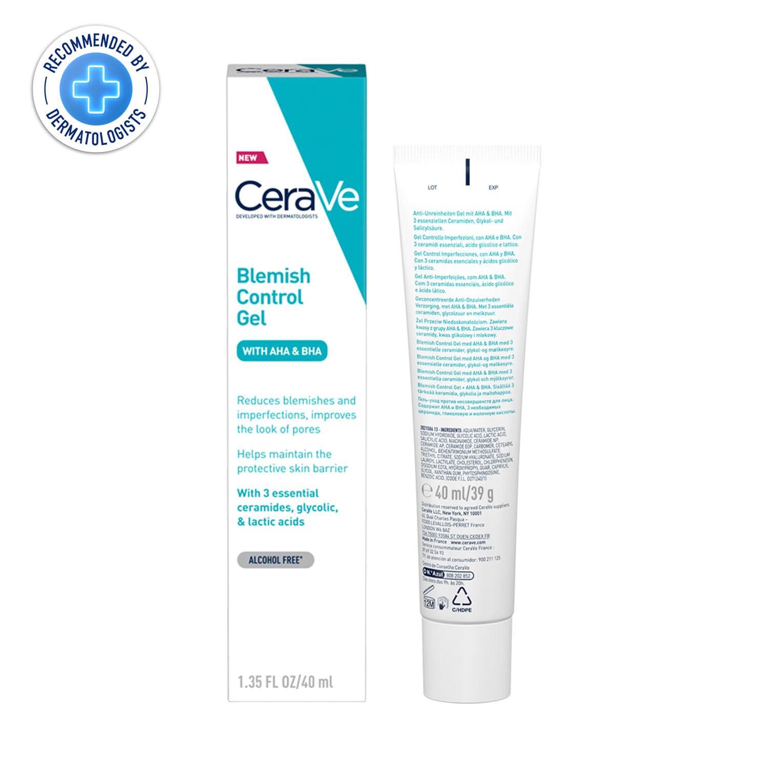 Cerave Blemish Control Gel With AHA & BHA
