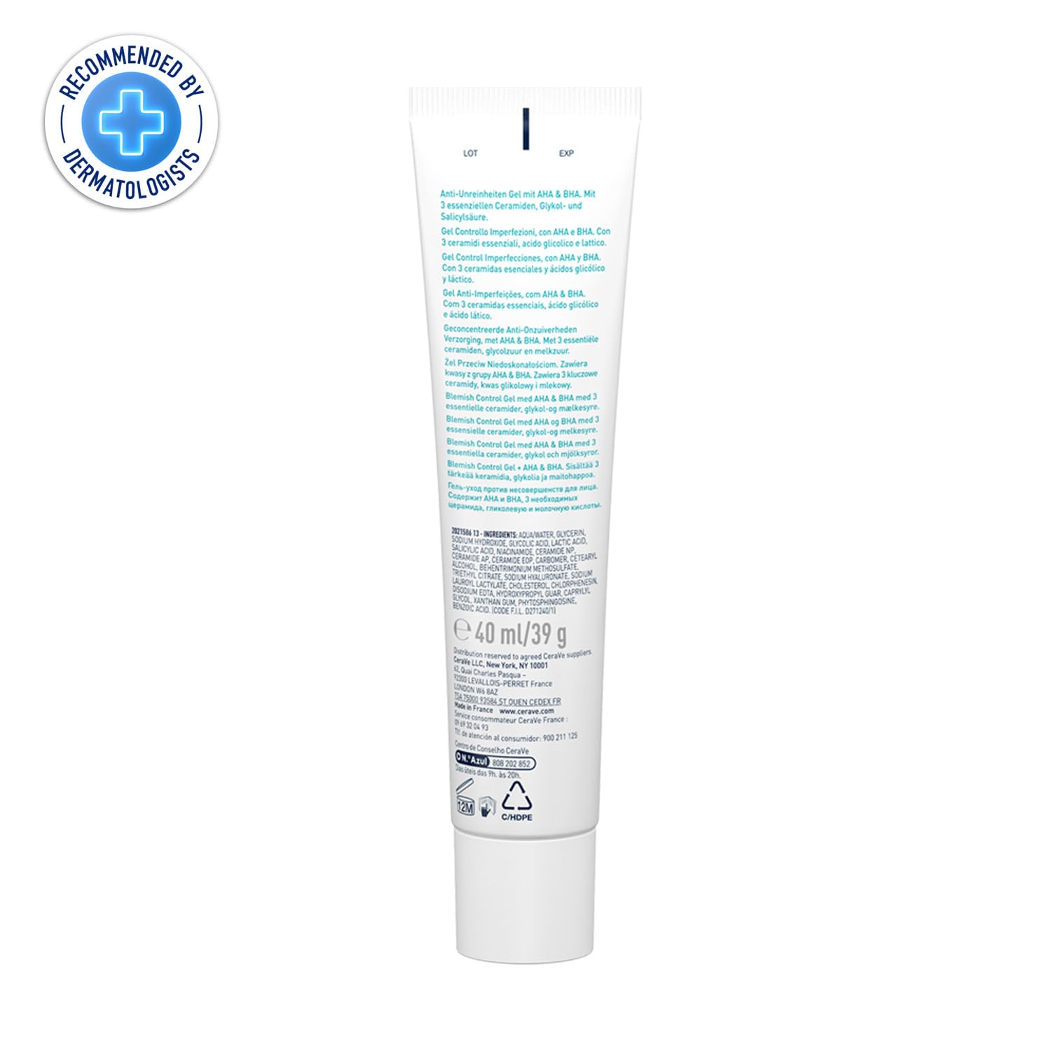 Cerave Blemish Control Gel With AHA & BHA