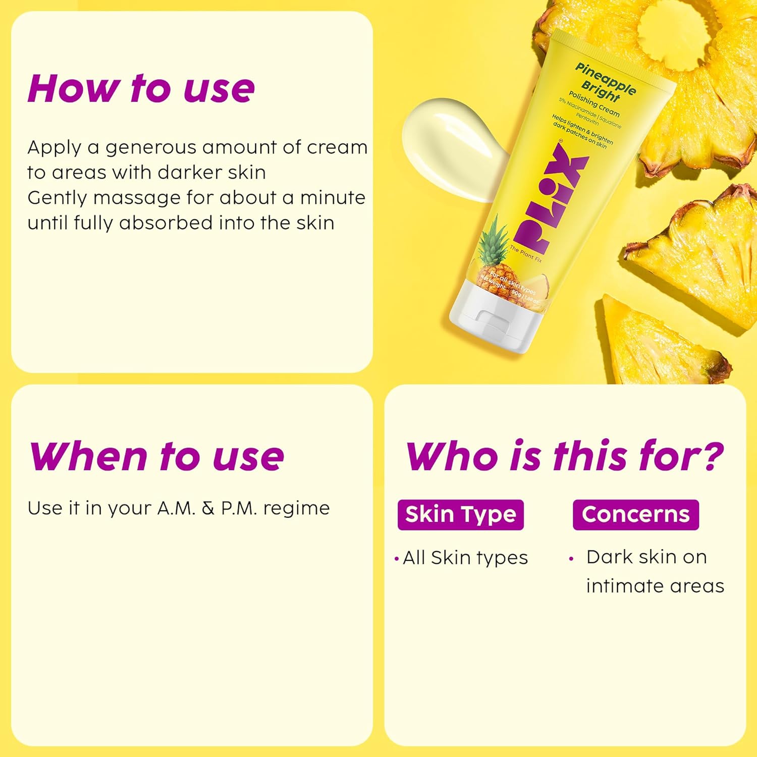 Plix Pineapple Soft & Smooth Juicy Scrub