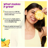 Plix Pineapple Brightening Lip Balm With SPF 50 4GM