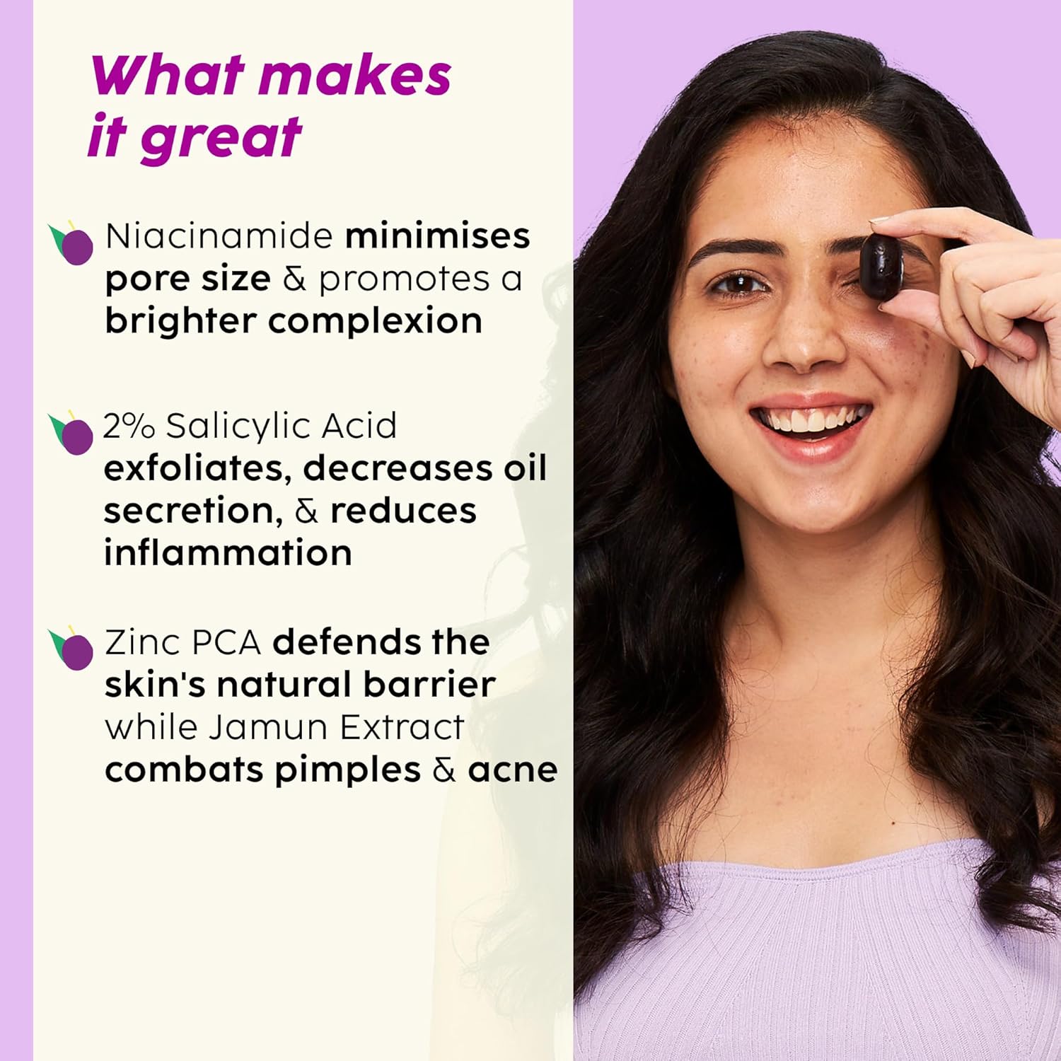 Plix Jamun Clarifying Fruity Toner for Pore Refining & Reducing Acne