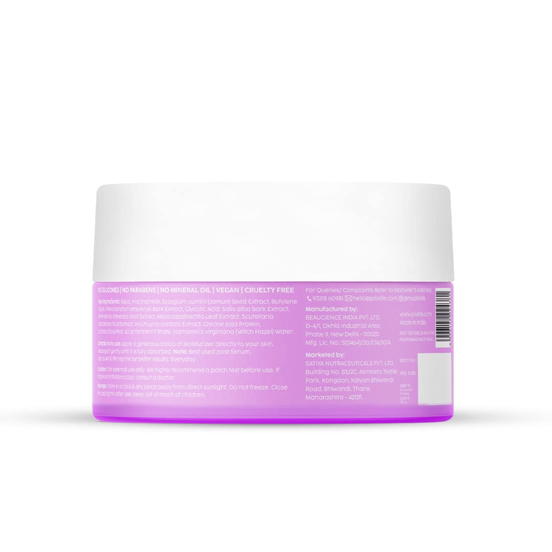 Plix Jamun Niacinamide Moisturizer For Active Acne & Pimples