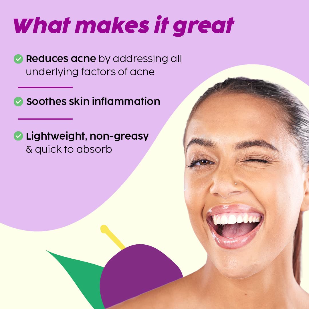 Plix Jamun Niacinamide Moisturizer For Active Acne & Pimples