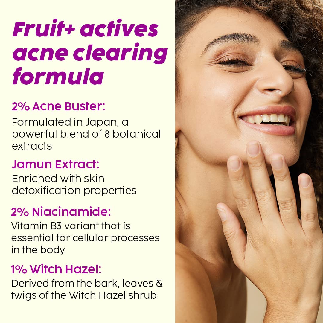 Plix Jamun Niacinamide Moisturizer For Active Acne & Pimples