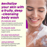 Plix Jamun Acne Control 2Per Salicylic Acid Body Wash