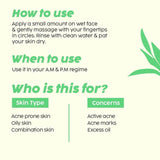 PlixJamun Salicylic Acid Cleanser Gel For Active Acne