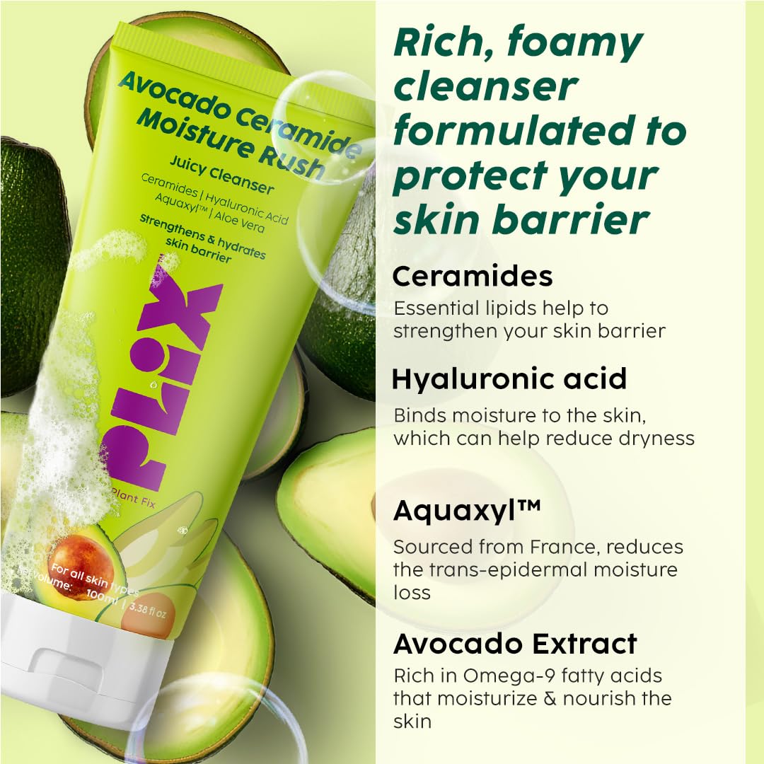 Plix Avocadao Ceramide Moisture Rush Juicy Cleanser