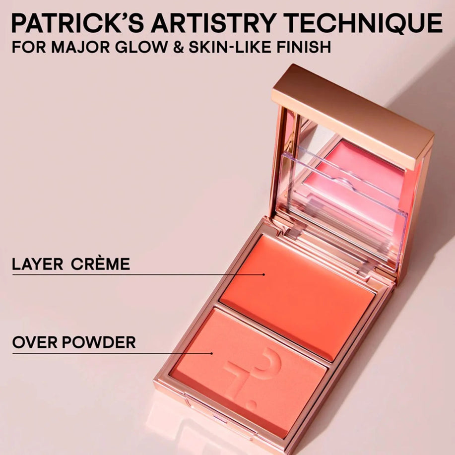 Patrick Ta Double-Take Creme & Powder Blush Duo 2.6g (mini)