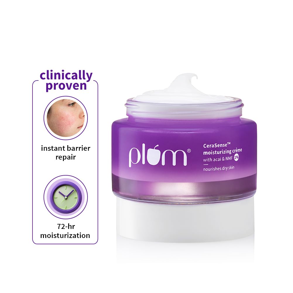 Plum Cerasense Moisturizing Creme for Instant Barrier Repair & 72-Hr Moisturization