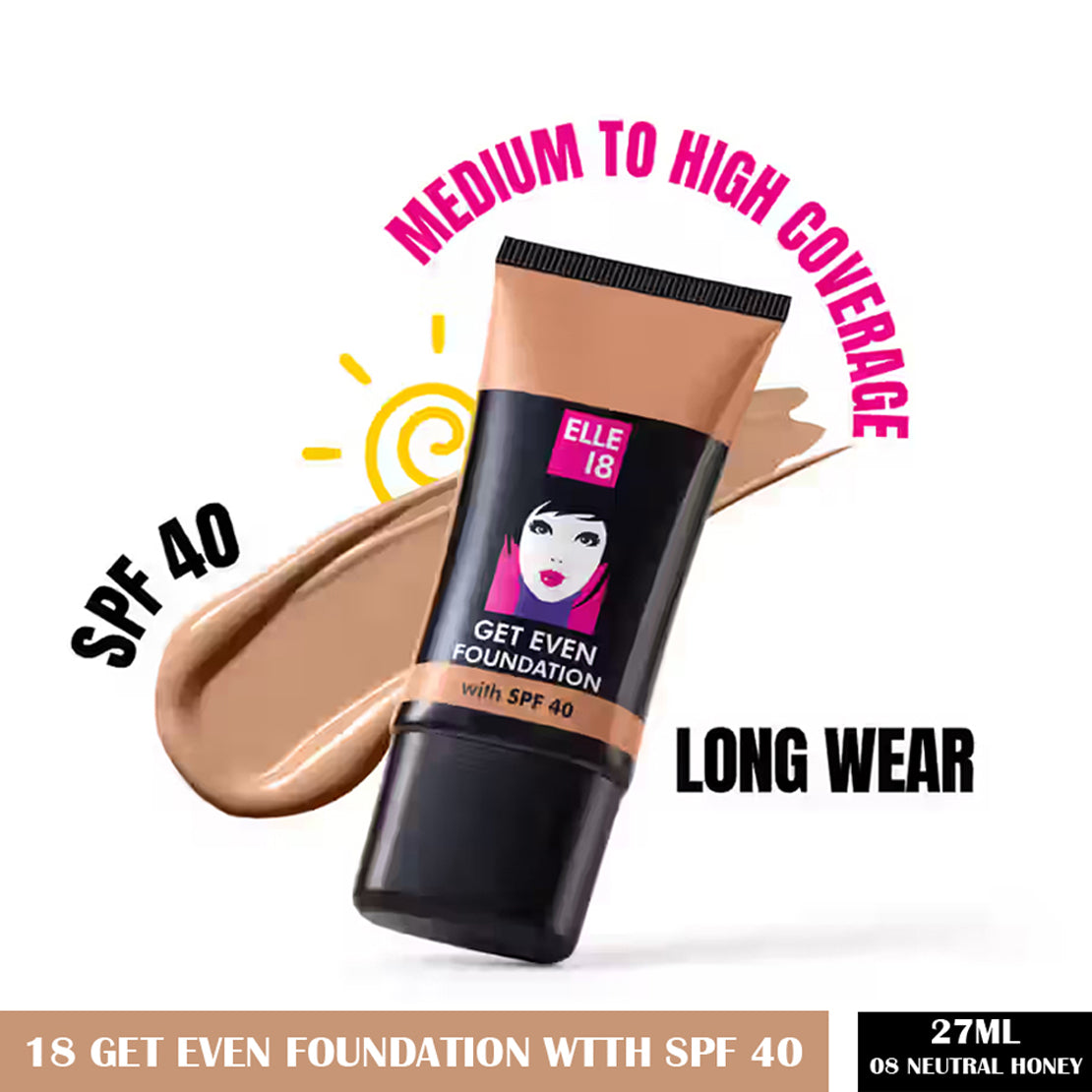 Lakme Elle18 Get Even Fondation With Spf 40 27ML