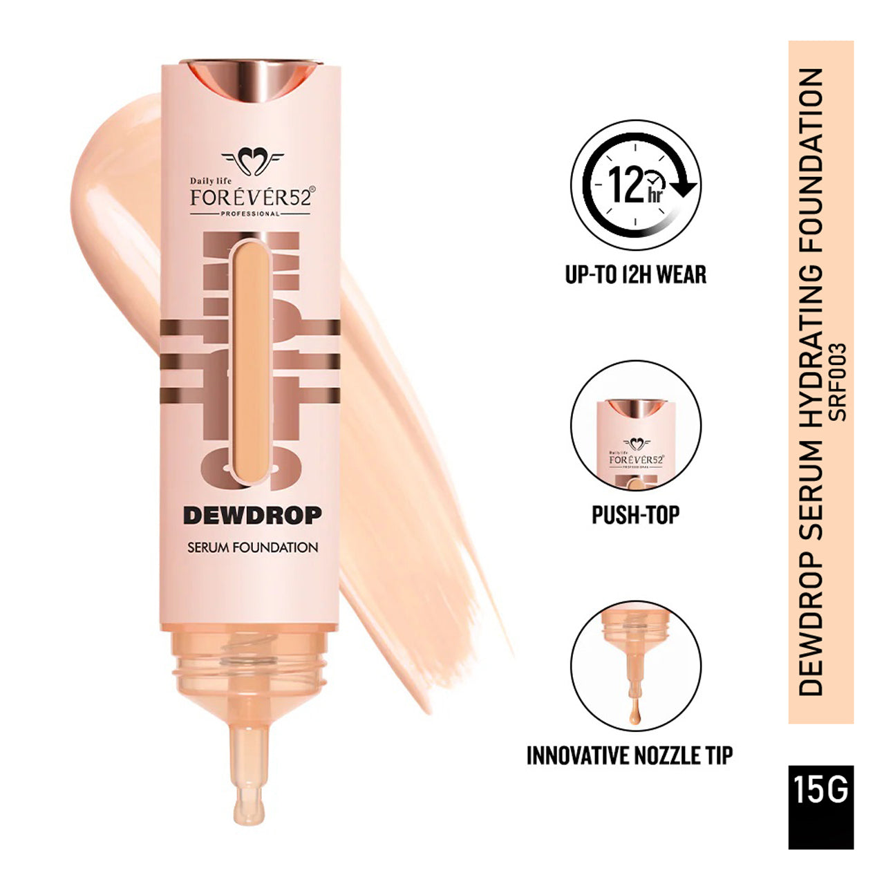 Forever52 Dewdrop Serum Hydrating Foundation 15G