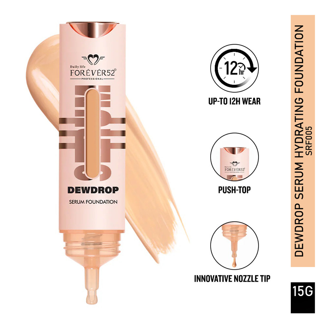 Forever52 Dewdrop Serum Hydrating Foundation 15G