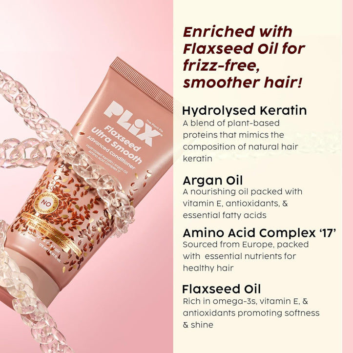 Plix Flaxseed Ultrasmooth Advanced Conditioner 175ML