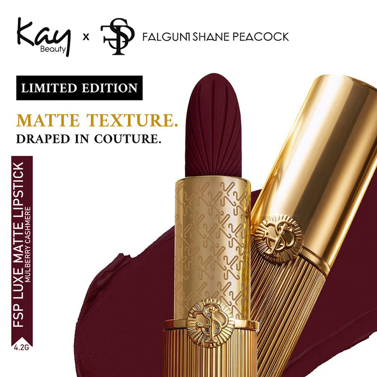 Kay Beauty x Falguni Shane Peacock Luxe Matte Lipstick 4.2g