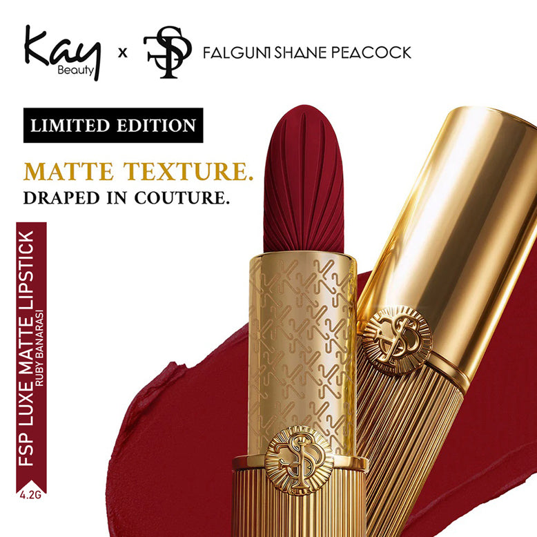 Kay Beauty x Falguni Shane Peacock Luxe Matte Lipstick 4.2g