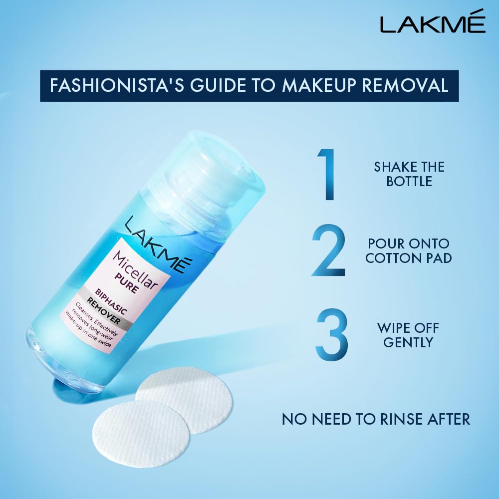 Lakme Micellar Pure Biphasic Remover