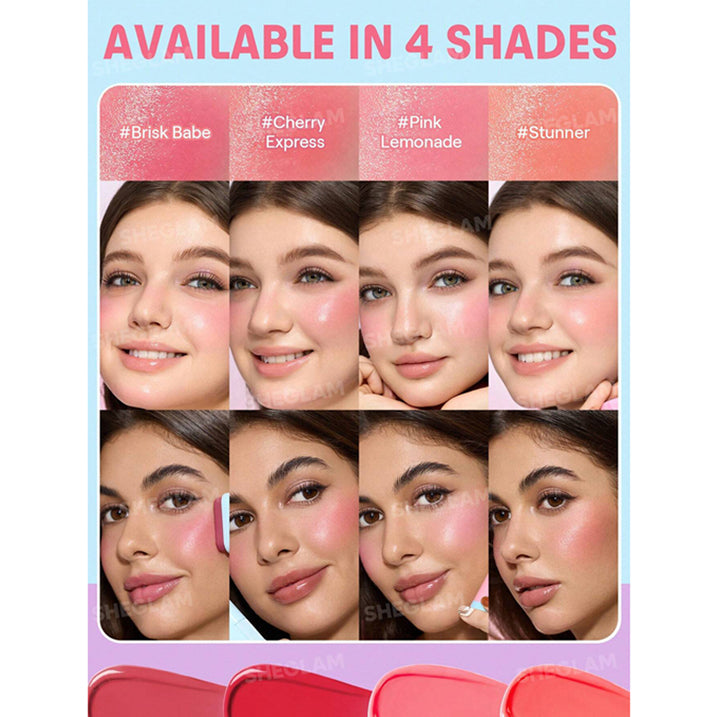 Sheglam Glass Glow Blush Stick 15g