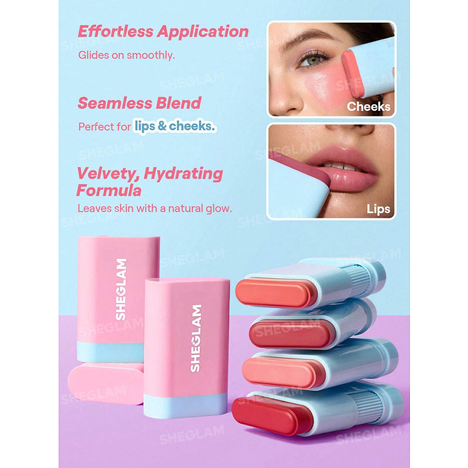 Sheglam Glass Glow Blush Stick 15g