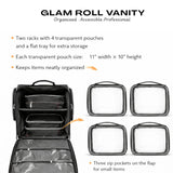 Makeup Vanity Bag Big Roll Weels Sbc 11001
