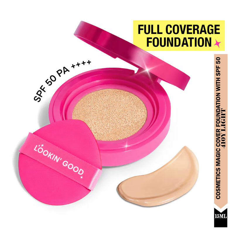 Nykaa Magic Cover Cushion Foundation with SPF 50 15ML